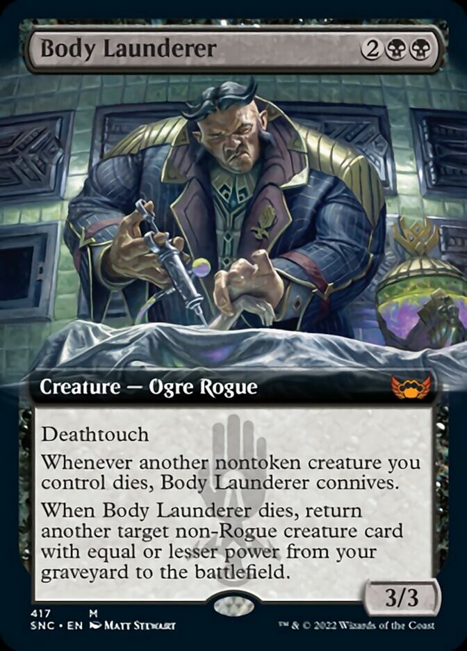 Body Launderer (Extended Art) [Streets of New Capenna] | Jomio and Rueliete's Cards and Comics