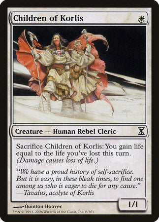 Children of Korlis [Time Spiral] | Jomio and Rueliete's Cards and Comics