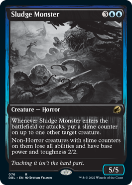 Sludge Monster [Innistrad: Double Feature] | Jomio and Rueliete's Cards and Comics