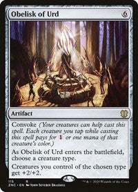 Obelisk of Urd [Zendikar Rising Commander] | Jomio and Rueliete's Cards and Comics