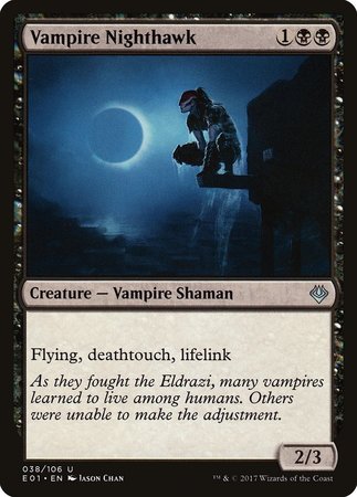 Vampire Nighthawk [Archenemy: Nicol Bolas] | Jomio and Rueliete's Cards and Comics