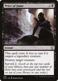 Price of Fame [Zendikar Rising Commander] | Jomio and Rueliete's Cards and Comics
