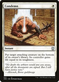 Condemn [Zendikar Rising Commander] | Jomio and Rueliete's Cards and Comics