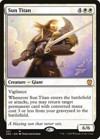 Sun Titan [Zendikar Rising Commander] | Jomio and Rueliete's Cards and Comics