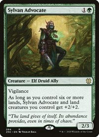 Sylvan Advocate [Zendikar Rising Commander] | Jomio and Rueliete's Cards and Comics