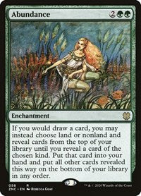 Abundance [Zendikar Rising Commander] | Jomio and Rueliete's Cards and Comics
