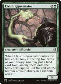 Elvish Rejuvenator [Zendikar Rising Commander] | Jomio and Rueliete's Cards and Comics
