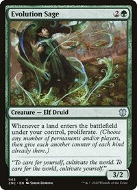 Evolution Sage [Zendikar Rising Commander] | Jomio and Rueliete's Cards and Comics