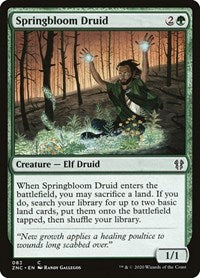 Springbloom Druid [Zendikar Rising Commander] | Jomio and Rueliete's Cards and Comics
