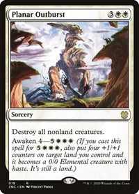 Planar Outburst [Zendikar Rising Commander] | Jomio and Rueliete's Cards and Comics