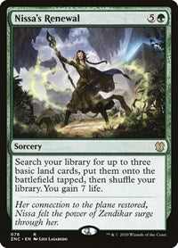 Nissa's Renewal [Zendikar Rising Commander] | Jomio and Rueliete's Cards and Comics