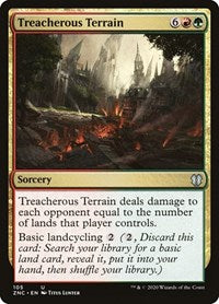 Treacherous Terrain [Zendikar Rising Commander] | Jomio and Rueliete's Cards and Comics