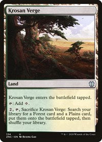 Krosan Verge [Zendikar Rising Commander] | Jomio and Rueliete's Cards and Comics