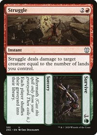 Struggle // Survive [Zendikar Rising Commander] | Jomio and Rueliete's Cards and Comics