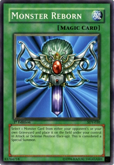 Monster Reborn [SDY-030] Common | Jomio and Rueliete's Cards and Comics