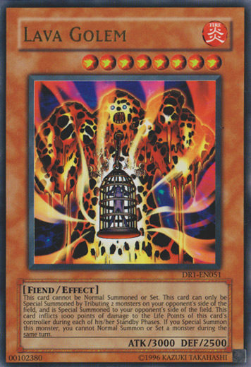 Lava Golem [DR1-EN051] Ultra Rare | Jomio and Rueliete's Cards and Comics