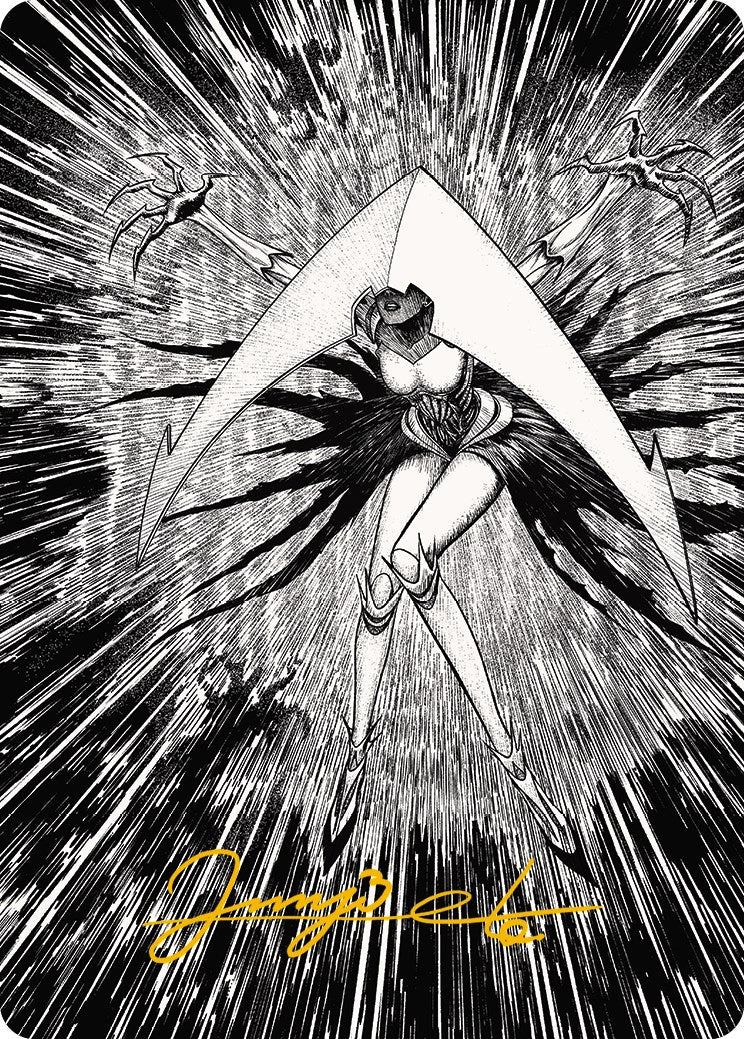 Elesh Norn, Mother of Machines 2 Art Card (Gold-Stamped Signature) [Phyrexia: All Will Be One Art Series] | Jomio and Rueliete's Cards and Comics