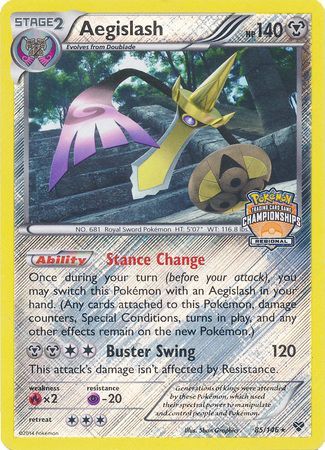 Aegislash (85/146) (Regional Championship Promo) [XY: Base Set] | Jomio and Rueliete's Cards and Comics