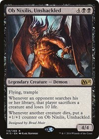 Ob Nixilis, Unshackled [Magic 2015 Promos] | Jomio and Rueliete's Cards and Comics