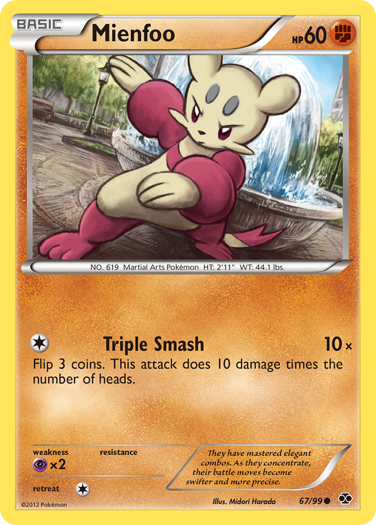 Mienfoo (67/99) [Black & White: Next Destinies] | Jomio and Rueliete's Cards and Comics