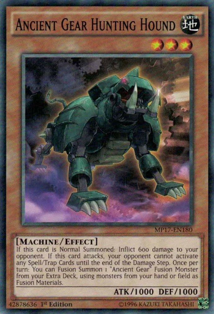 Ancient Gear Hunting Hound [MP17-EN180] Common | Jomio and Rueliete's Cards and Comics