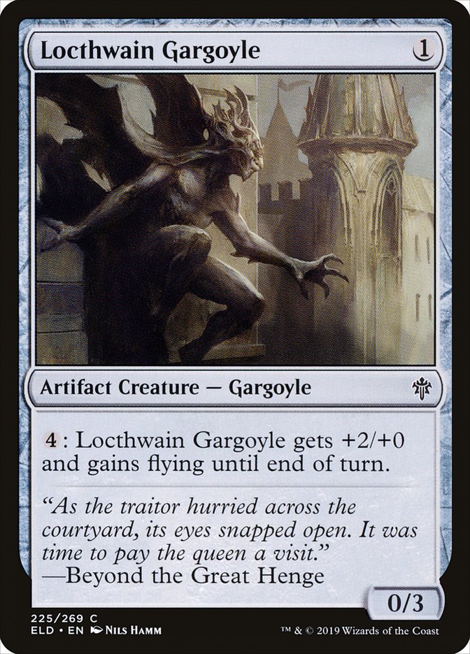 Locthwain Gargoyle [Throne of Eldraine] | Jomio and Rueliete's Cards and Comics