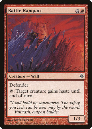 Battle Rampart [Rise of the Eldrazi] | Jomio and Rueliete's Cards and Comics