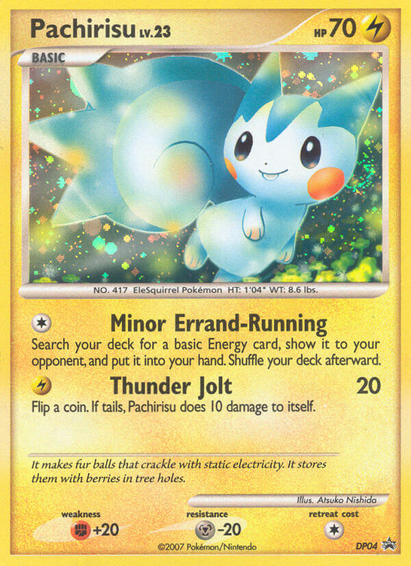 Pachirisu (DP04) [Diamond & Pearl: Black Star Promos] | Jomio and Rueliete's Cards and Comics