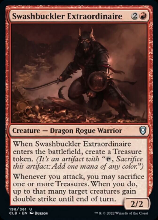 Swashbuckler Extraordinaire [Commander Legends: Battle for Baldur's Gate] | Jomio and Rueliete's Cards and Comics