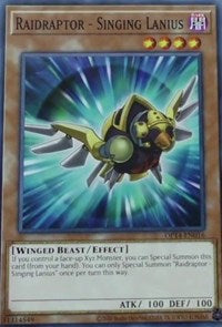 Raidraptor - Singing Lanius [OP14-EN016] Common | Jomio and Rueliete's Cards and Comics