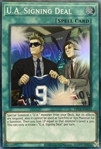 U.A. Signing Deal [OP14-EN010] Super Rare | Jomio and Rueliete's Cards and Comics