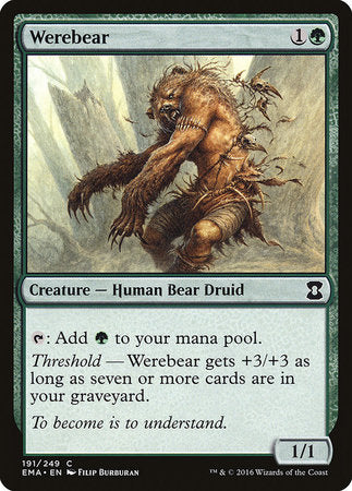 Werebear [Eternal Masters] | Jomio and Rueliete's Cards and Comics
