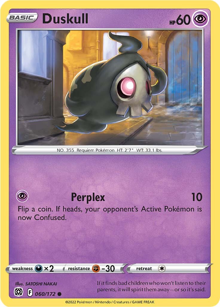 Duskull (060/172) [Sword & Shield: Brilliant Stars] | Jomio and Rueliete's Cards and Comics