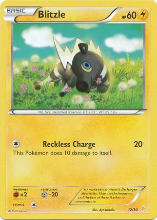 Blitzle (12/30) [XY: Trainer Kit 3 - Pikachu Libre] | Jomio and Rueliete's Cards and Comics