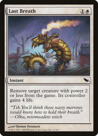 Last Breath [Shadowmoor] | Jomio and Rueliete's Cards and Comics
