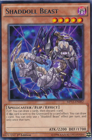 Shaddoll Beast [MP15-EN082] Rare | Jomio and Rueliete's Cards and Comics