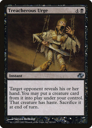 Treacherous Urge [Planar Chaos] | Jomio and Rueliete's Cards and Comics