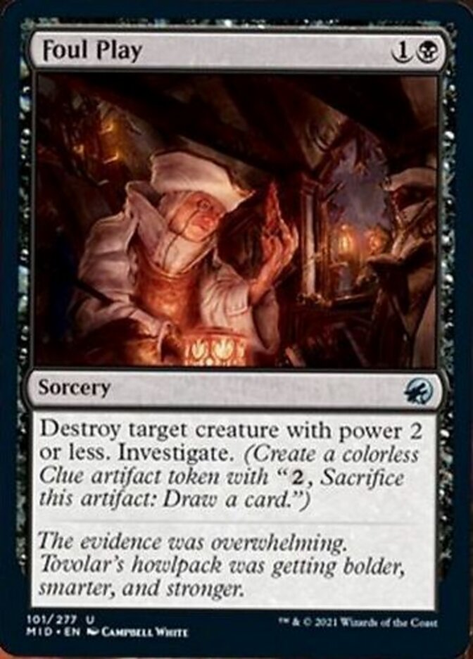 Foul Play [Innistrad: Midnight Hunt] | Jomio and Rueliete's Cards and Comics