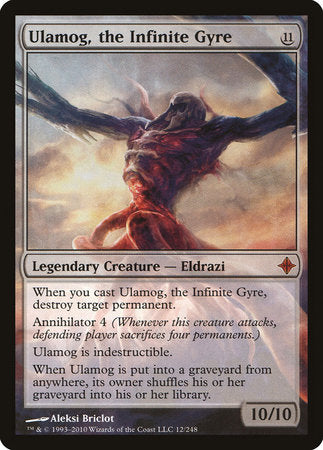 Ulamog, the Infinite Gyre [Rise of the Eldrazi] | Jomio and Rueliete's Cards and Comics