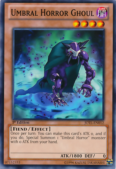 Umbral Horror Ghoul [JOTL-EN012] Common | Jomio and Rueliete's Cards and Comics