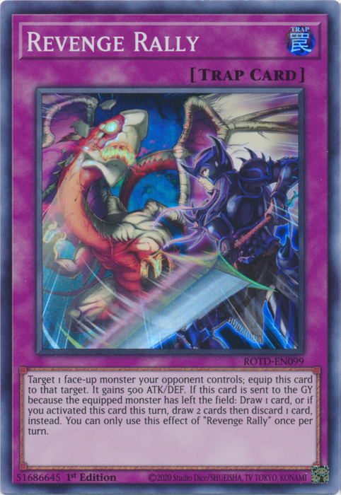 Revenge Rally [ROTD-EN099] Super Rare | Jomio and Rueliete's Cards and Comics