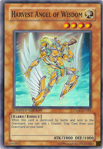 Harvest Angel of Wisdom [CSOC-ENSE1] Super Rare | Jomio and Rueliete's Cards and Comics