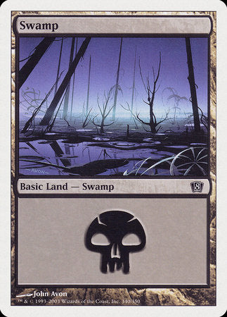 Swamp (340) [Eighth Edition] | Jomio and Rueliete's Cards and Comics