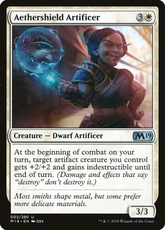 Aethershield Artificer [Core Set 2019] | Jomio and Rueliete's Cards and Comics