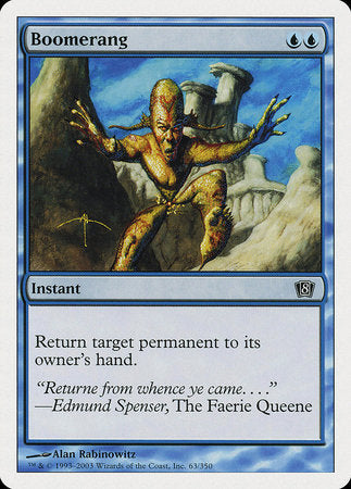 Boomerang [Eighth Edition] | Jomio and Rueliete's Cards and Comics