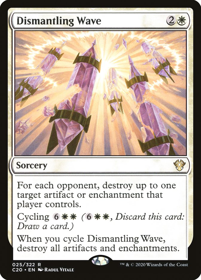 Dismantling Wave [Commander 2020] | Jomio and Rueliete's Cards and Comics