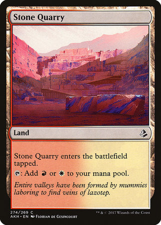 Stone Quarry [Amonkhet] | Jomio and Rueliete's Cards and Comics