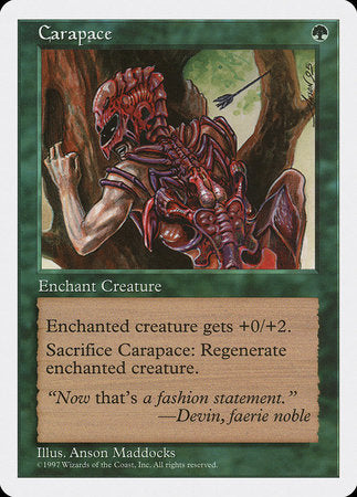 Carapace [Fifth Edition] | Jomio and Rueliete's Cards and Comics