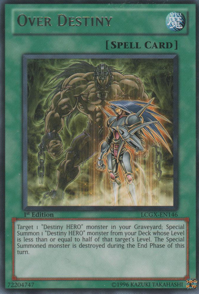 Over Destiny [LCGX-EN146] Rare | Jomio and Rueliete's Cards and Comics