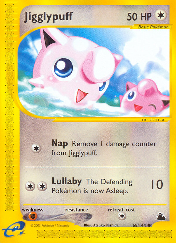 Jigglypuff (68/144) [Skyridge] | Jomio and Rueliete's Cards and Comics